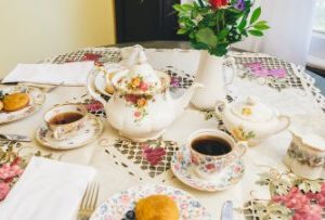 A table set for tea